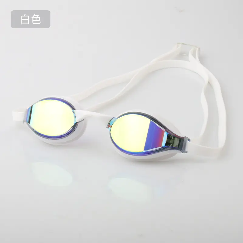 Racing Waterproof Swimming Goggles Black