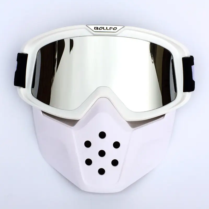 BOLLFO Retro Mask Goggles Off Road Motorcycle Racing Glasses