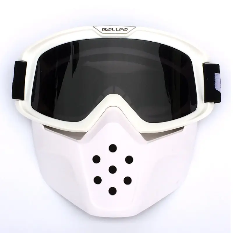BOLLFO Retro Mask Goggles Off Road Motorcycle Racing Glasses