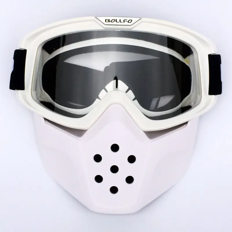 BOLLFO Retro Mask Goggles Off Road Motorcycle Racing Glasses