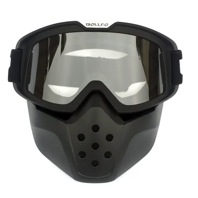 BOLLFO Retro Mask Goggles Off Road Motorcycle Racing Glasses