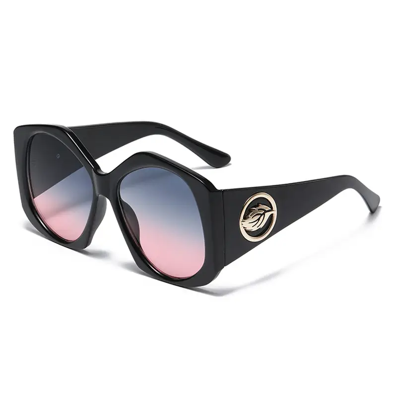 Trendy Green Leopard Print Sunglasses UV Protection Lightweight