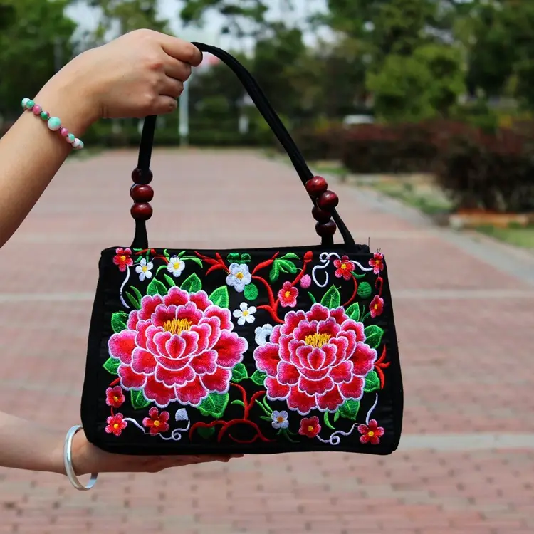 Vibrant Embroidered Handbag for Pakistani Women