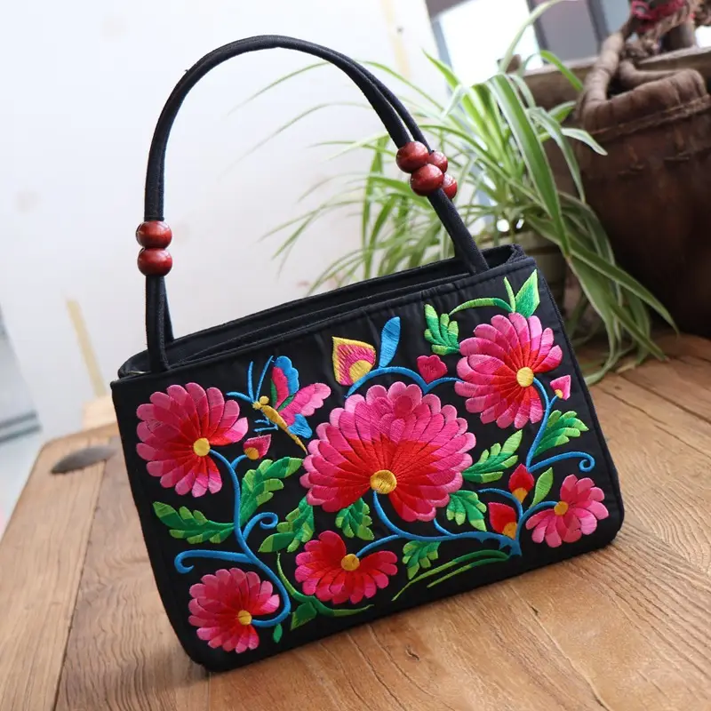 Vibrant Embroidered Handbag for Pakistani Women