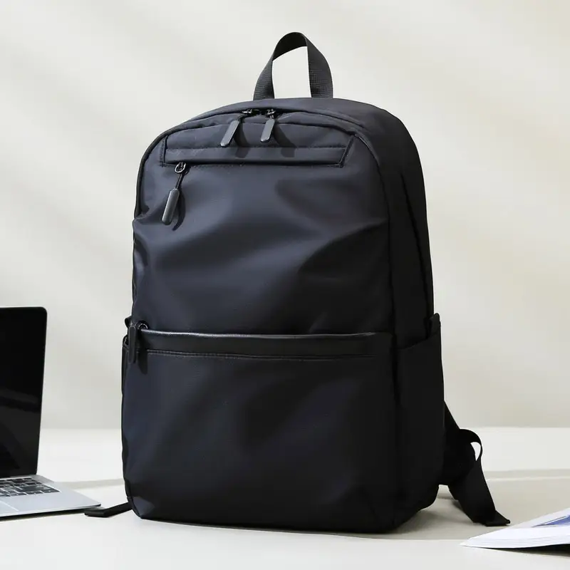 Black Multi-Layer Backpack 15.6" Laptop Space