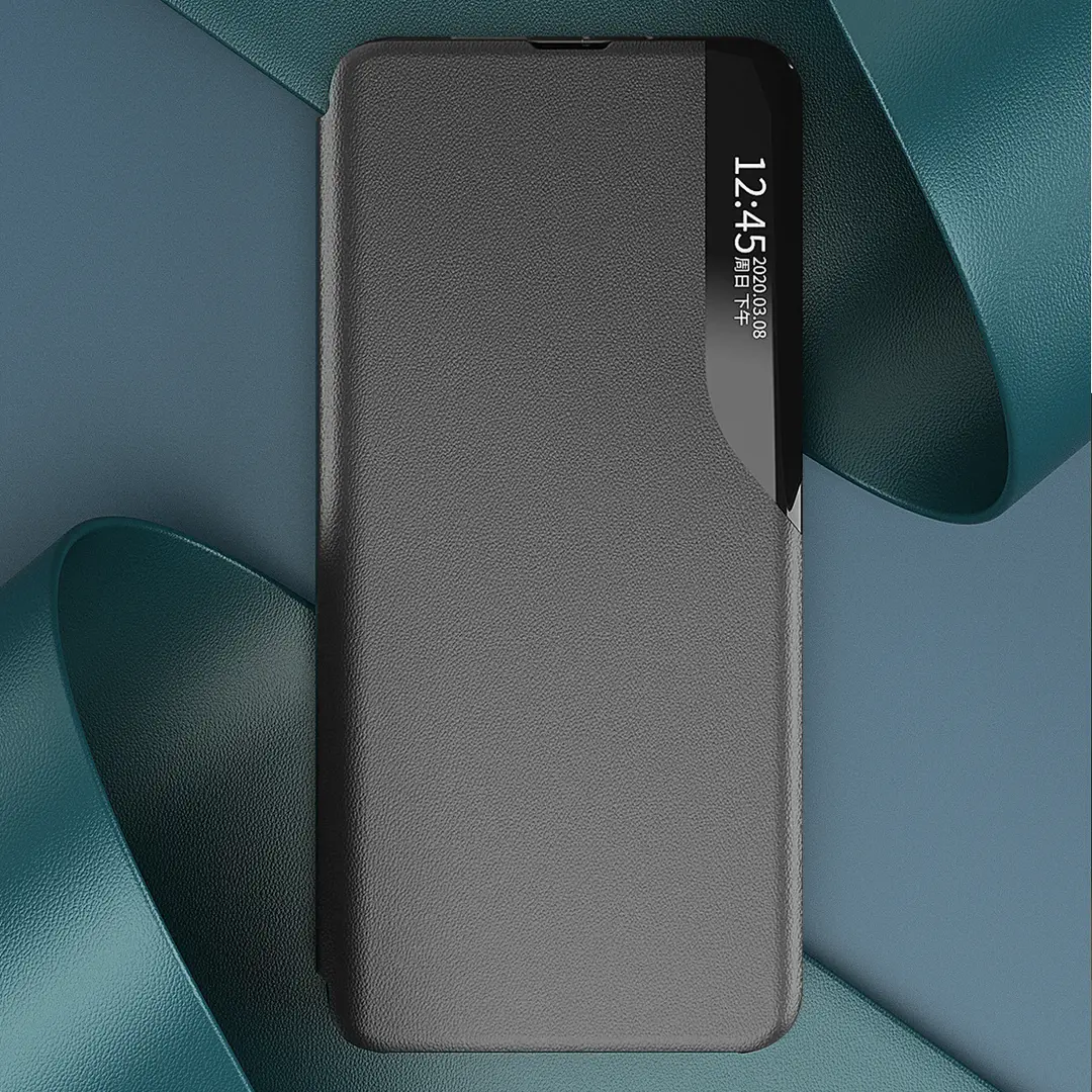 iPhone 17 Flip Case with Side Window Stand
