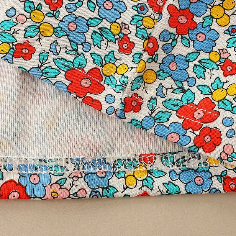 Autumn Floral Princess Skirt Dress for Kids