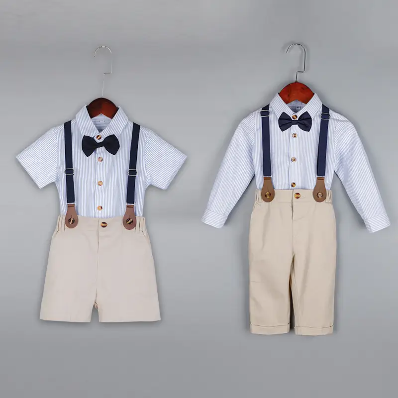 Kids Korean Style Summer Dress with Suspender Pants
