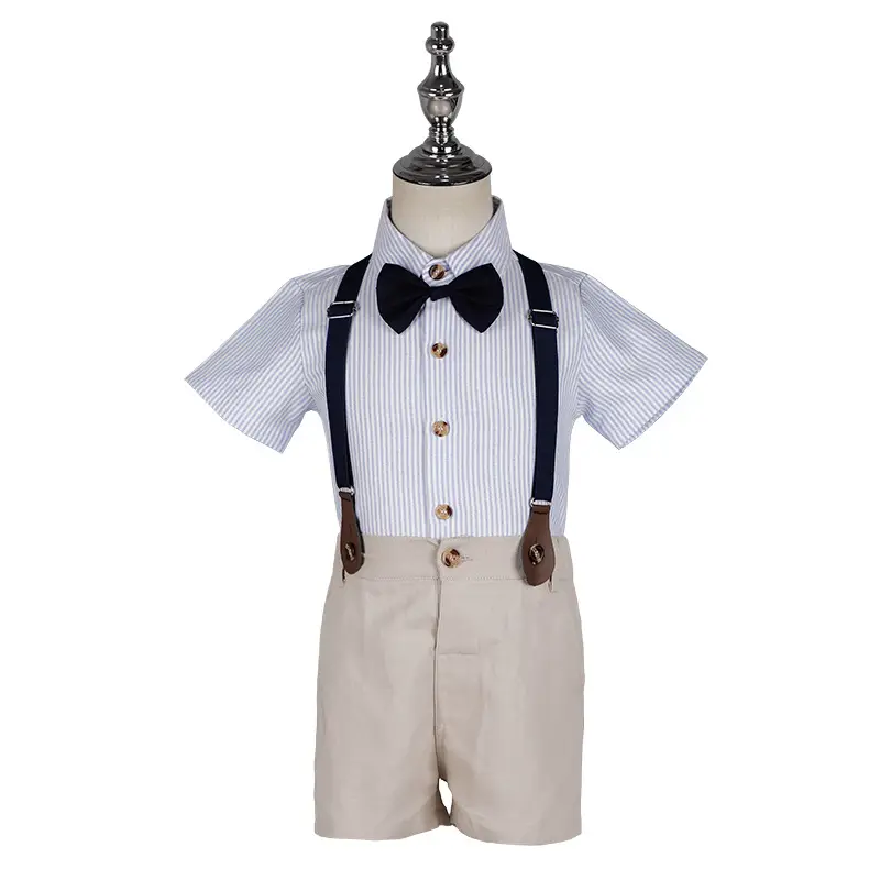 Kids Korean Style Summer Dress with Suspender Pants