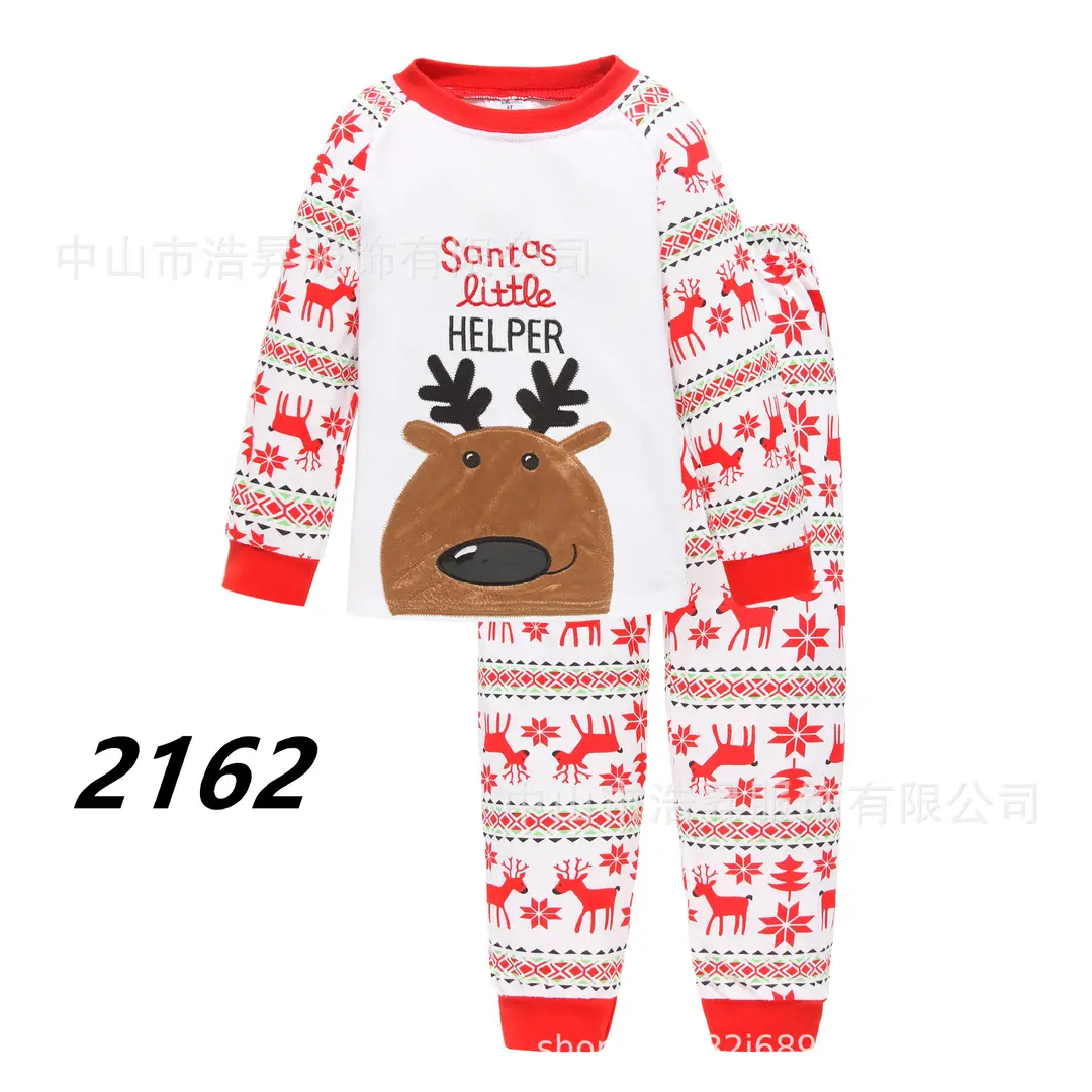 Red Snowman Pullover Suit for Kids 2-7 Years