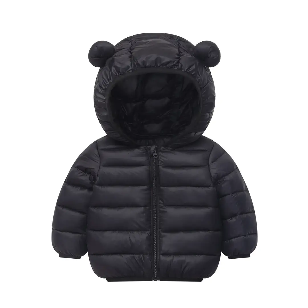 Kids Rainbow Bear Hood Puffer Jacket 2-8Y