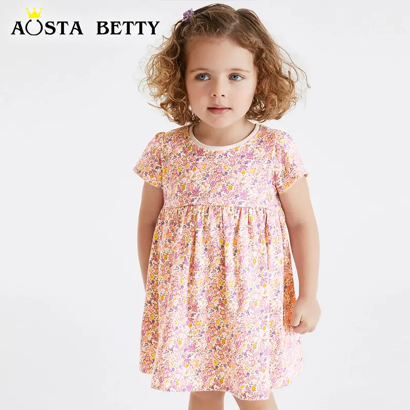 Aosta Betty Floral Gown for Girls Summer Wear