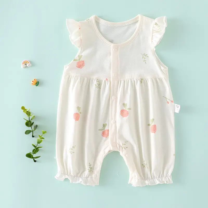 Cotton Floral Shorts Set for Girls Summer Wear