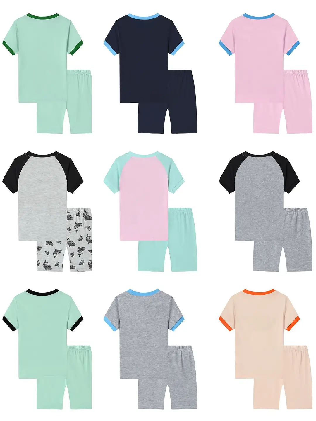 Children's Pajama Set Flame Retardant Cartoon Design