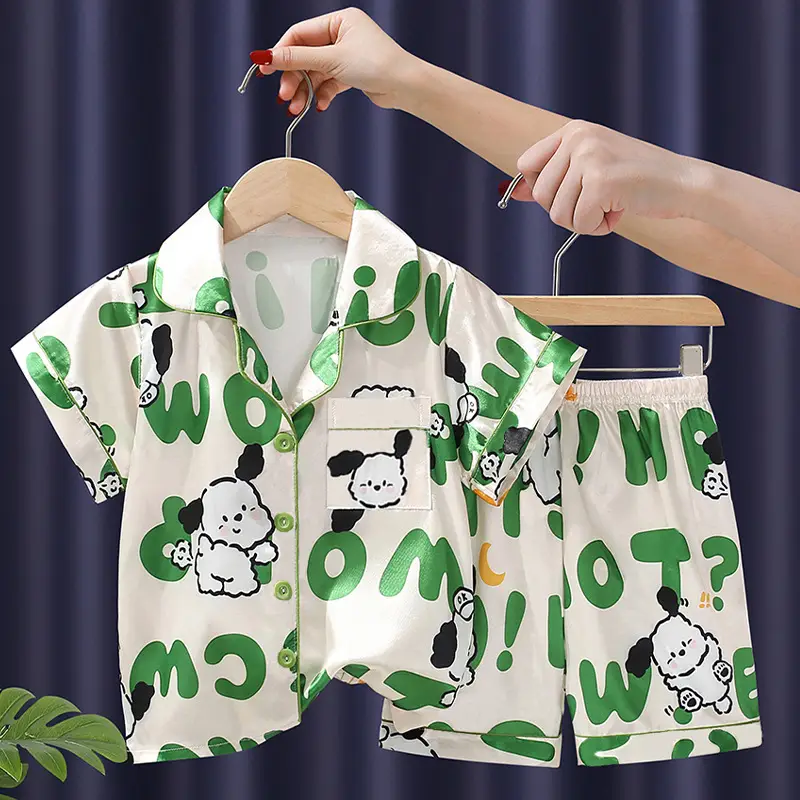 Hello Kitty Ice Silk Pajamas Set for Kids