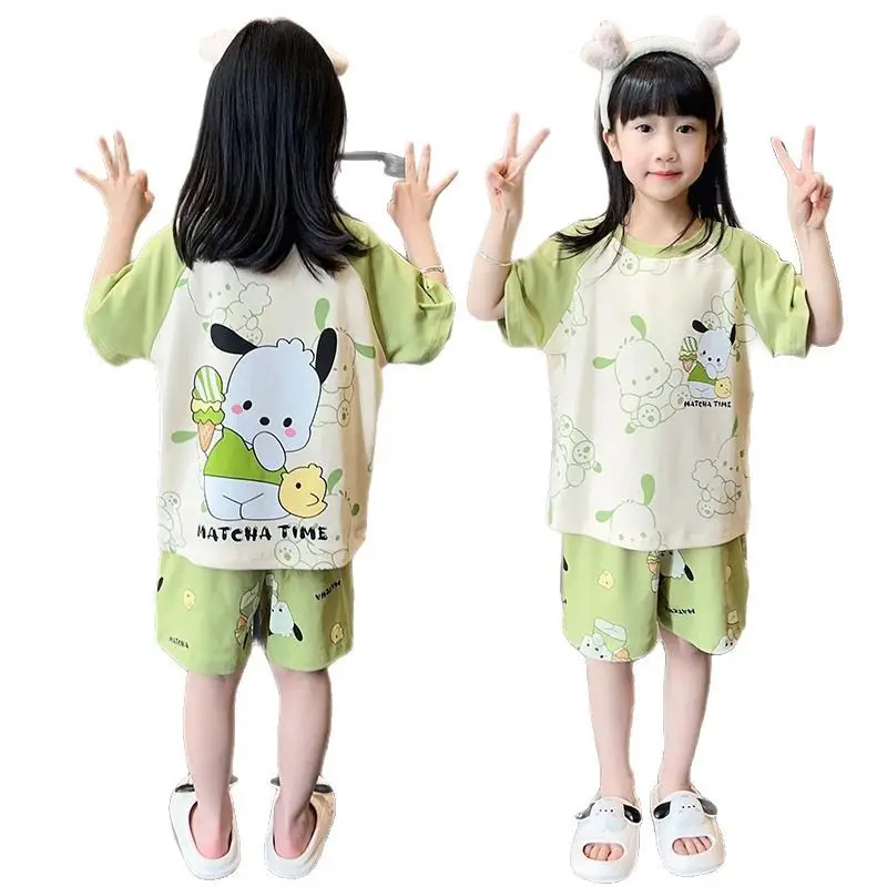 Cute Cartoon Pajama Set for Kids 5-12 Years