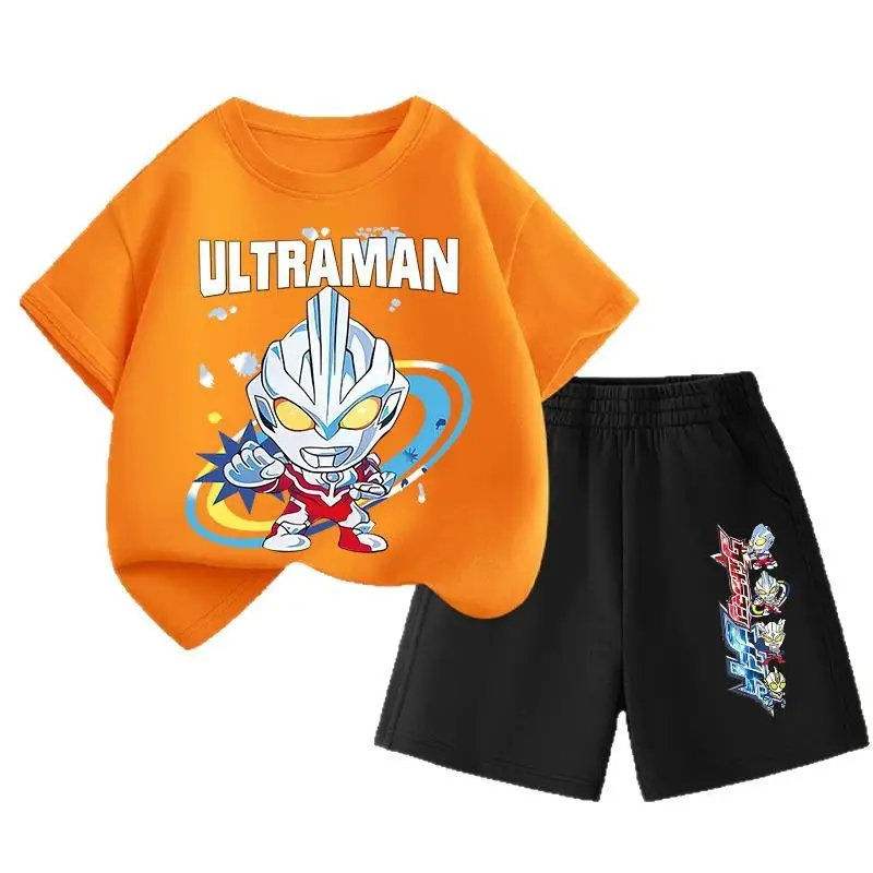 Ultraman 2-Piece Cotton Shorts Set for Kids 110cm