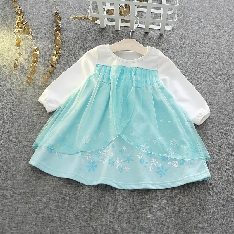 Cateriinna Princess Dress for Girls 4 Colors Party Wear