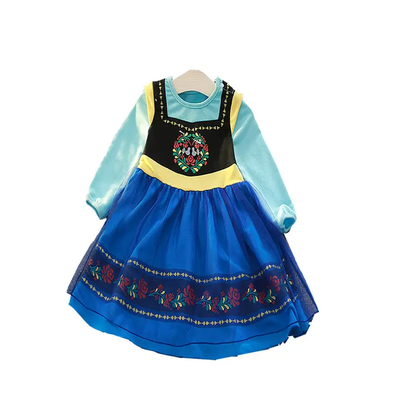 Cateriinna Princess Dress for Girls 4 Colors Party Wear