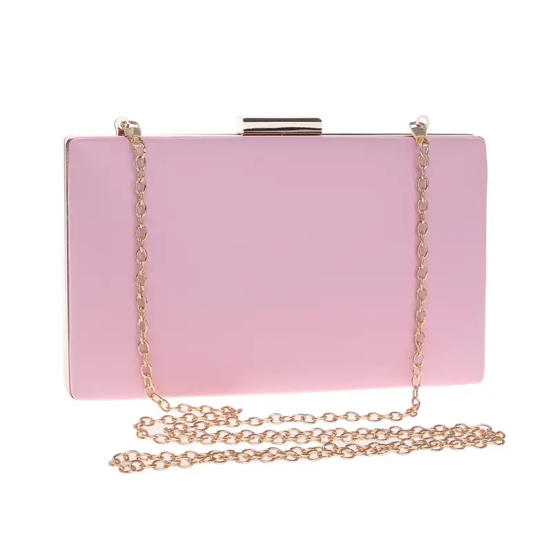 Pink Women's Clutch Bag Evening Party Use