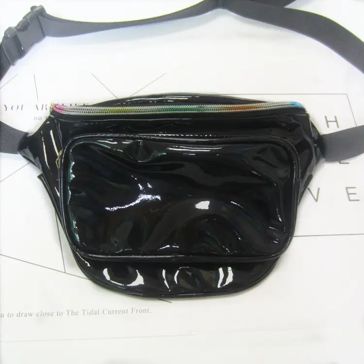 Women Holographic Waist Bag Neon Colorful Sports Crossbody