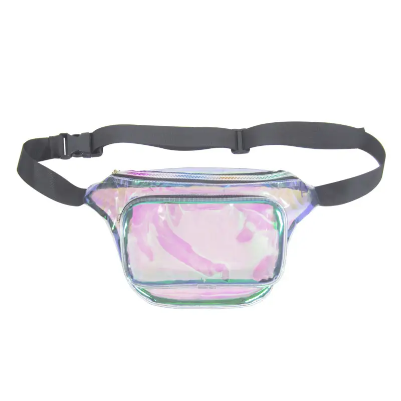 Women Holographic Waist Bag Neon Colorful Sports Crossbody