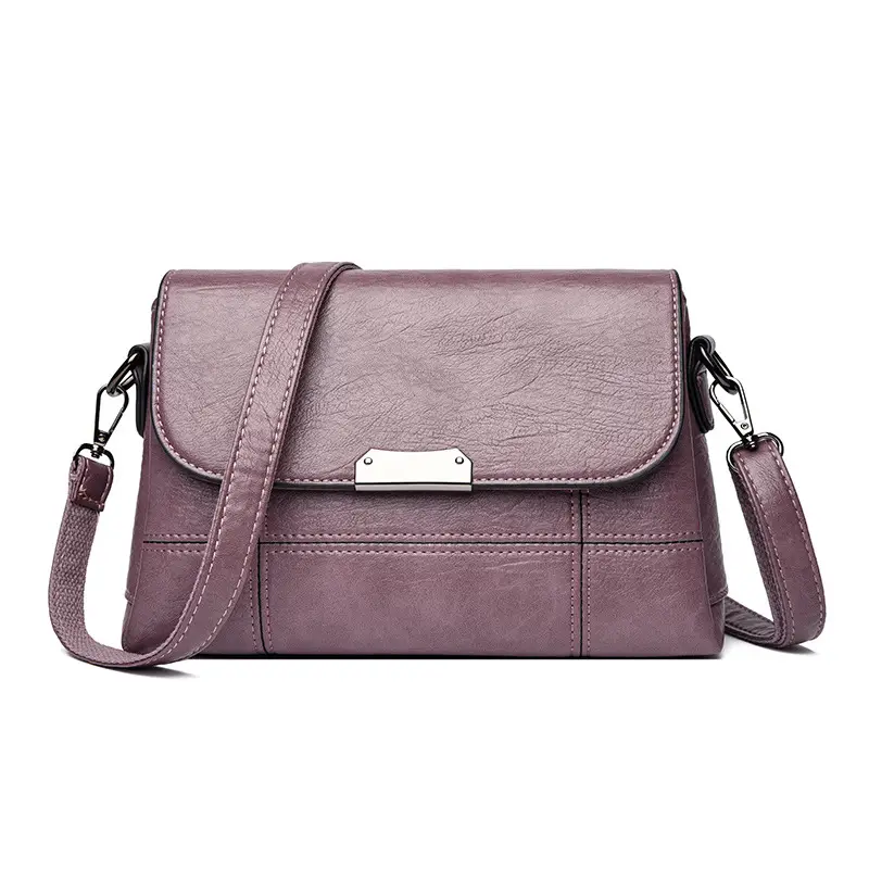 Black Korean Style Shoulder Messenger Bag for Women