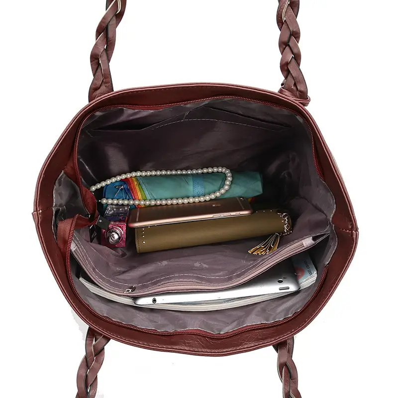 Women's Brown Tassel Shoulder Bag Premium Quality
