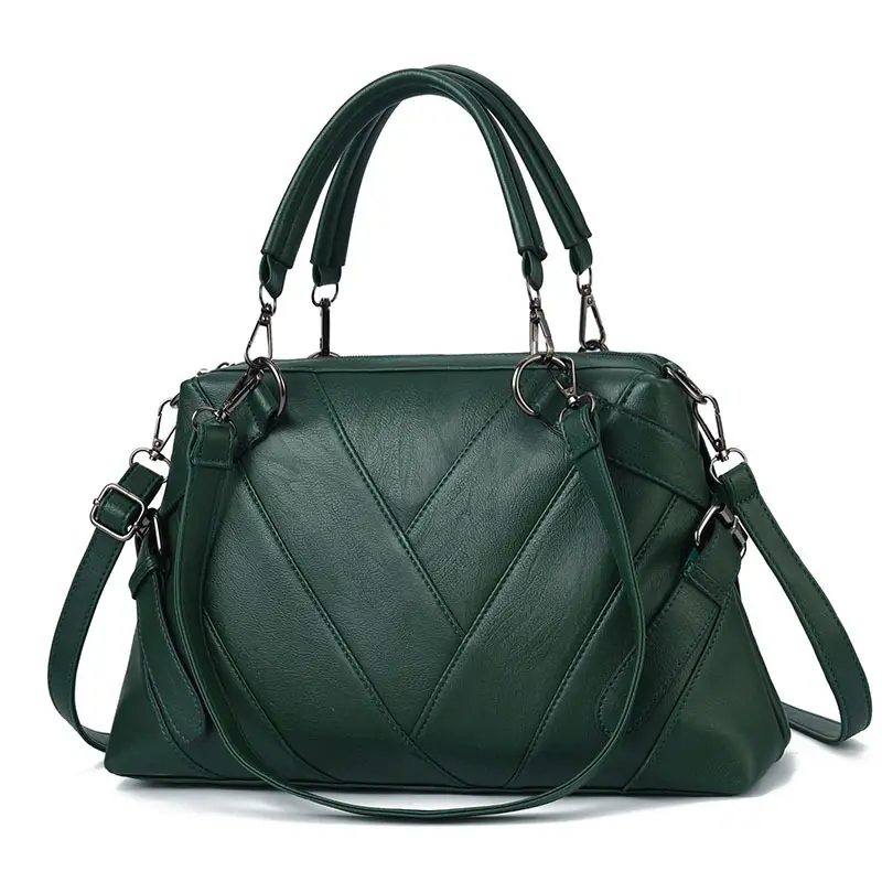 Black White Chevron Shoulder Bag for Women