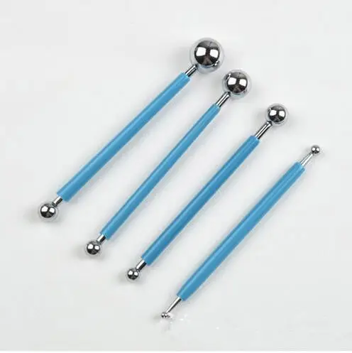 4-Piece Stainless Steel Sugar Cake Carving Tools Set