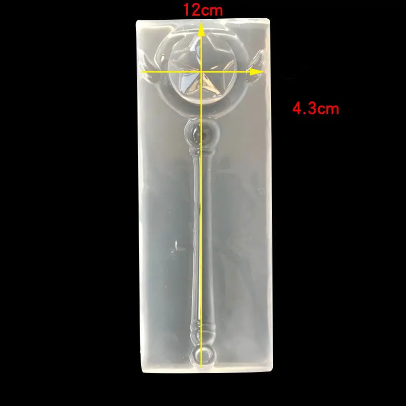 Star & Crescent Silicone Mold for DIY Magic Wands