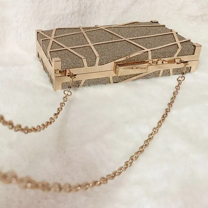 Black Geometric Crossbody Bag for Pakistani Women