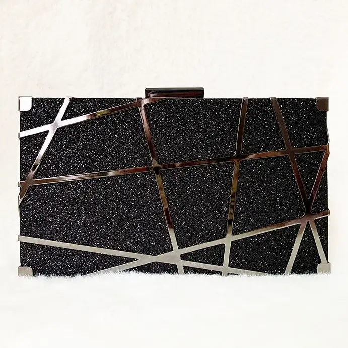 Black Geometric Crossbody Bag for Pakistani Women