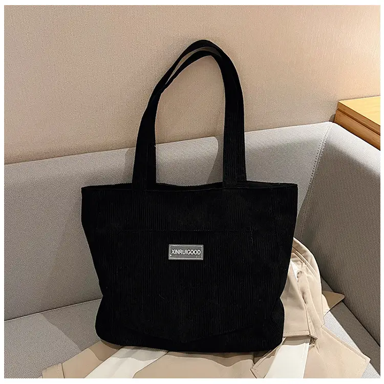 Mori Corduroy Messenger Bag for Students & Professionals