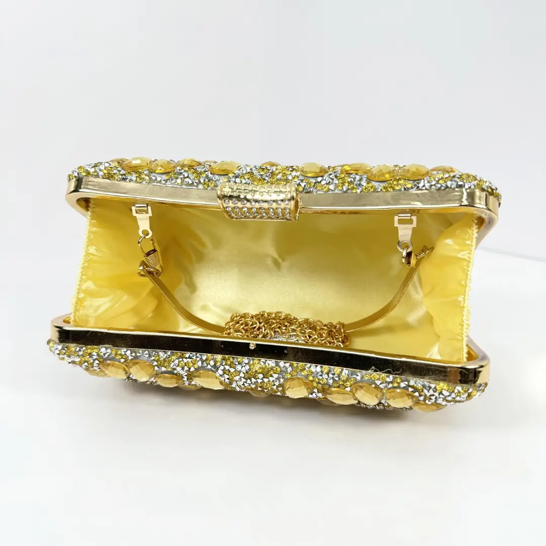 Vintage Gem Bag Black Double Sided Wedding Party Bag