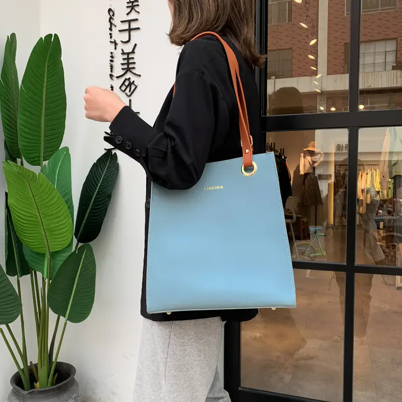 Black Korean Style Tote Bag for Daily Use
