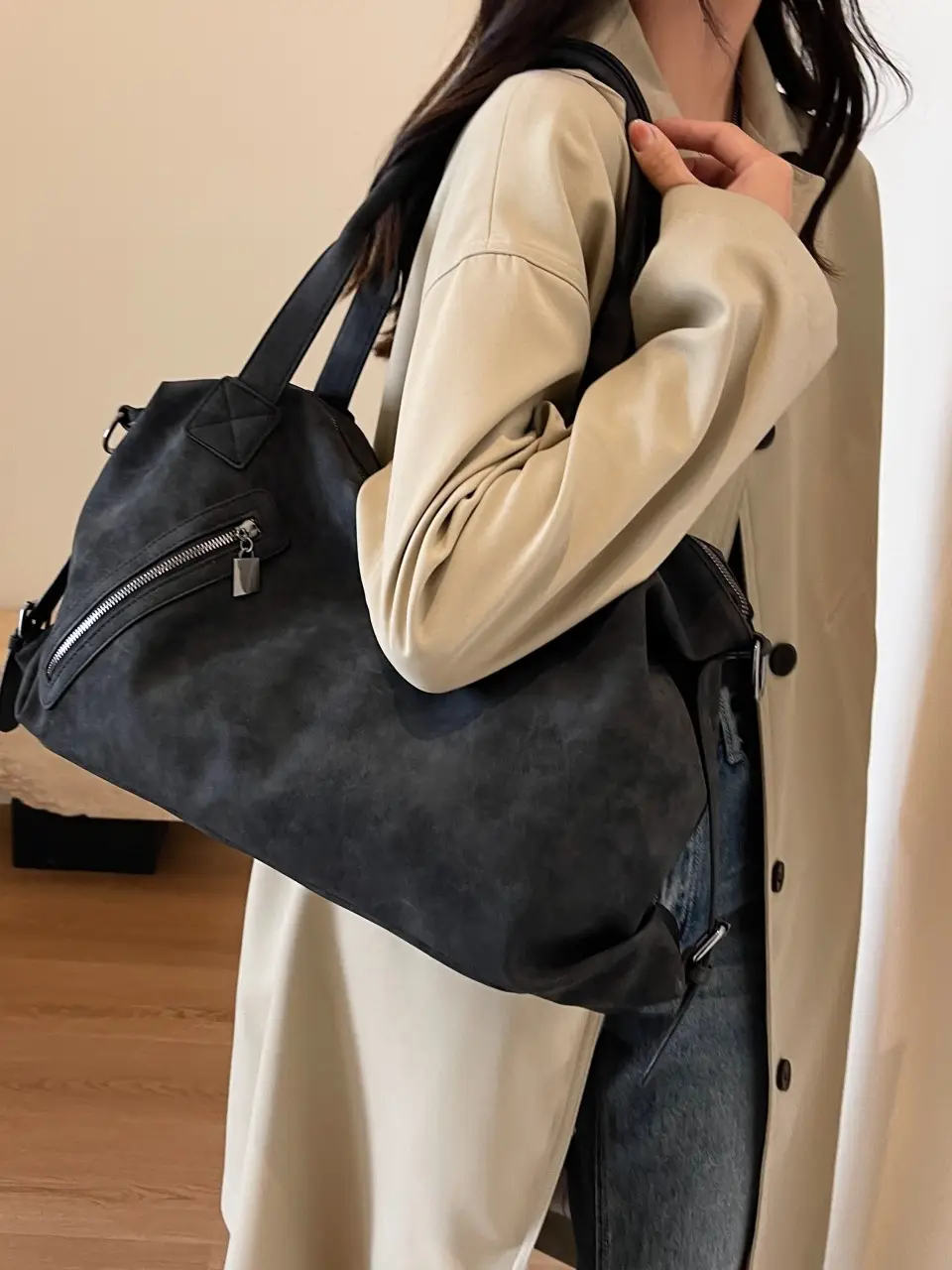 Black Stylish Tote Bag for Daily Use & Special Occasions