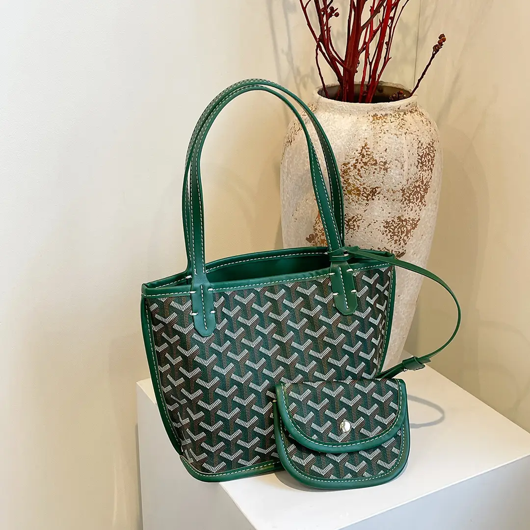 Cream Geometric Tote Bag for Women with Flap Closure