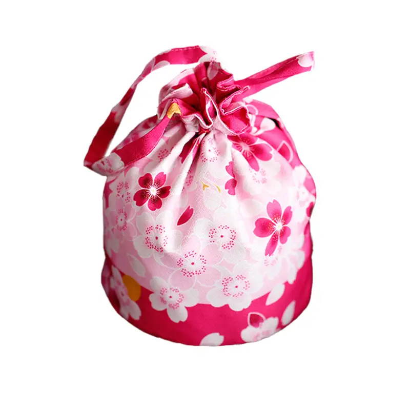 Red Floral Crane Handbag for Women