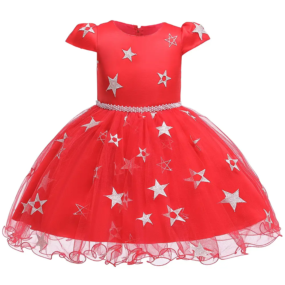 Kids Purple Starry Witch Dress Halloween Party Costume