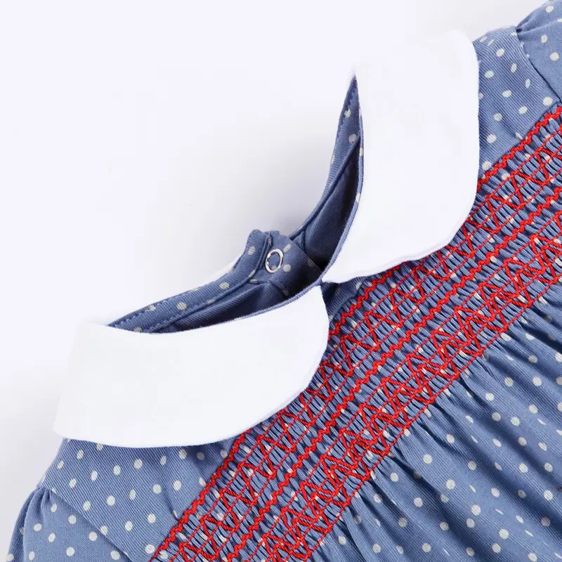 Little Maven Girls Summer Cotton Polka Dot Dress