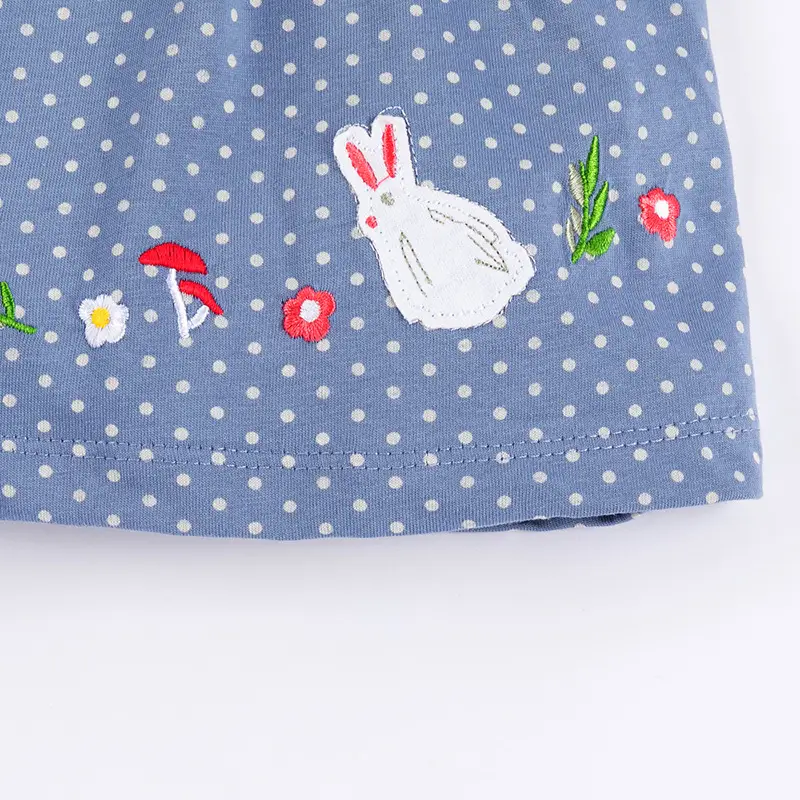 Little Maven Girls Summer Cotton Polka Dot Dress