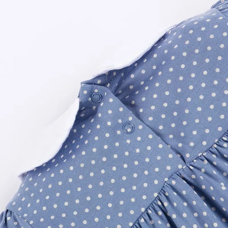 Little Maven Girls Summer Cotton Polka Dot Dress