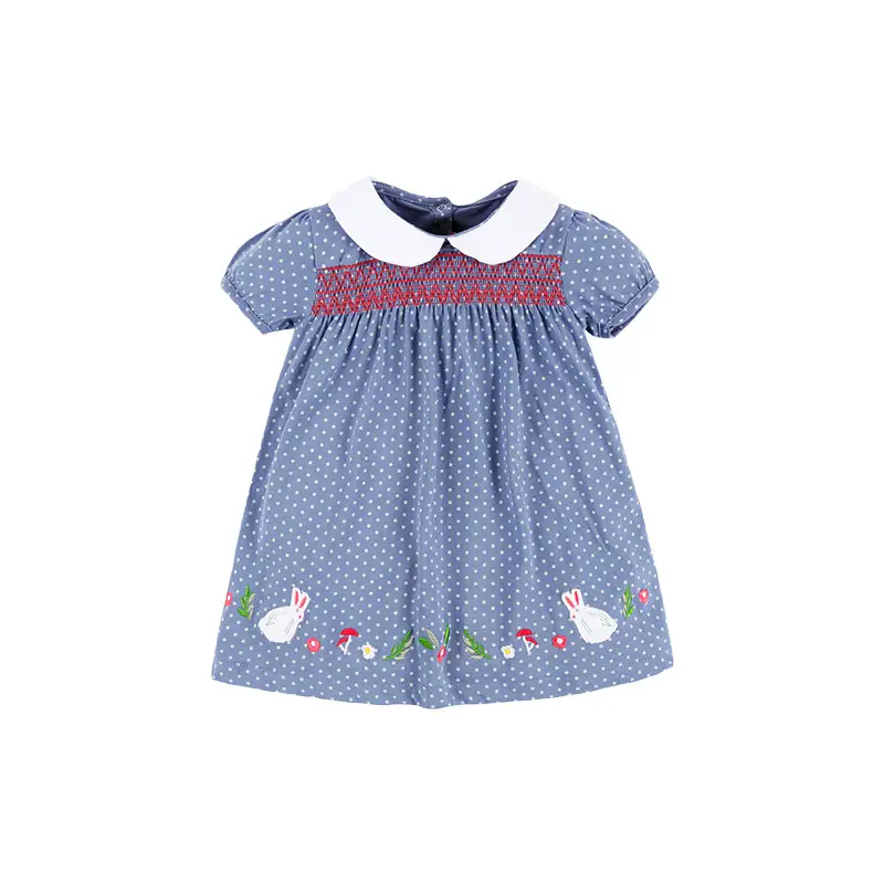 Little Maven Girls Summer Cotton Polka Dot Dress