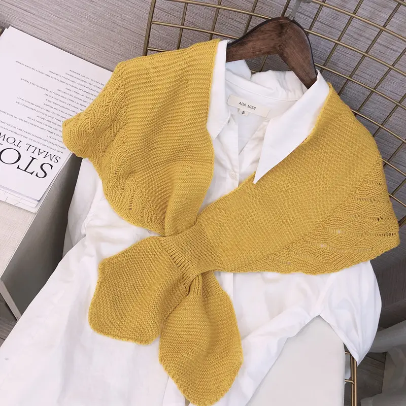 Women Knitted Shawl Gray Lightweight Summer Outerwear