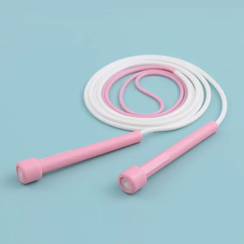 Children's Racing Skipping Rope Pink Adjustable Durable