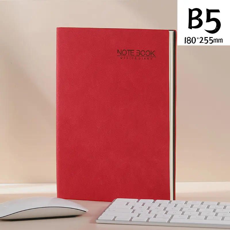 A5 Leather Diary Notebook with Buckle Closure