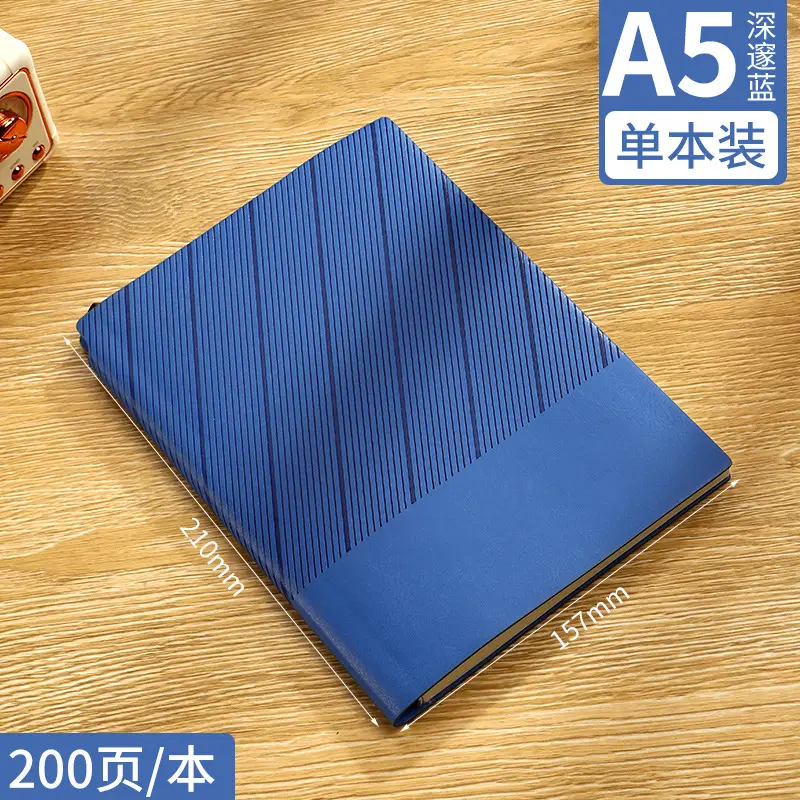 Blue A5 Notebook with Pen Gift Set Custom Logo