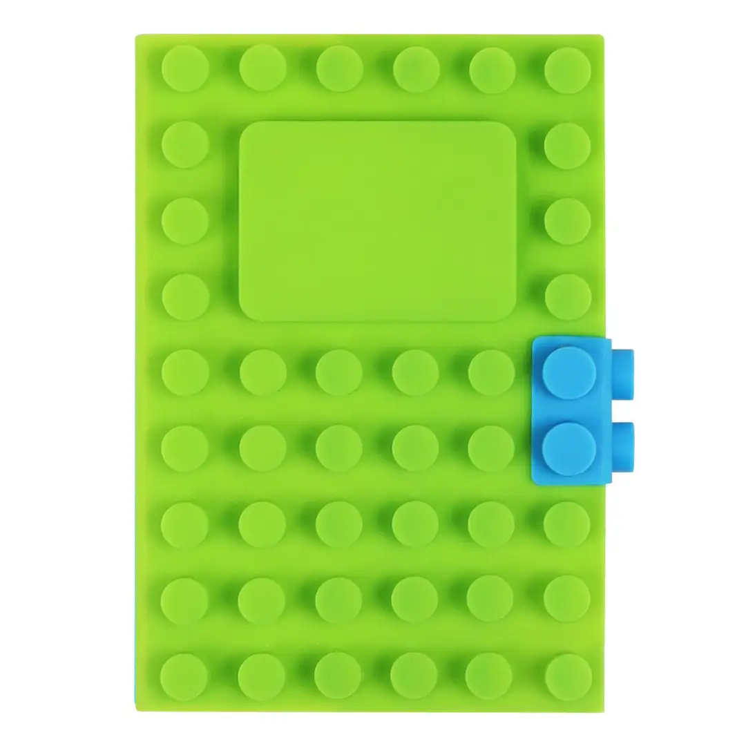 A6 Silicone Dot Notebook Blue Stylish School Use