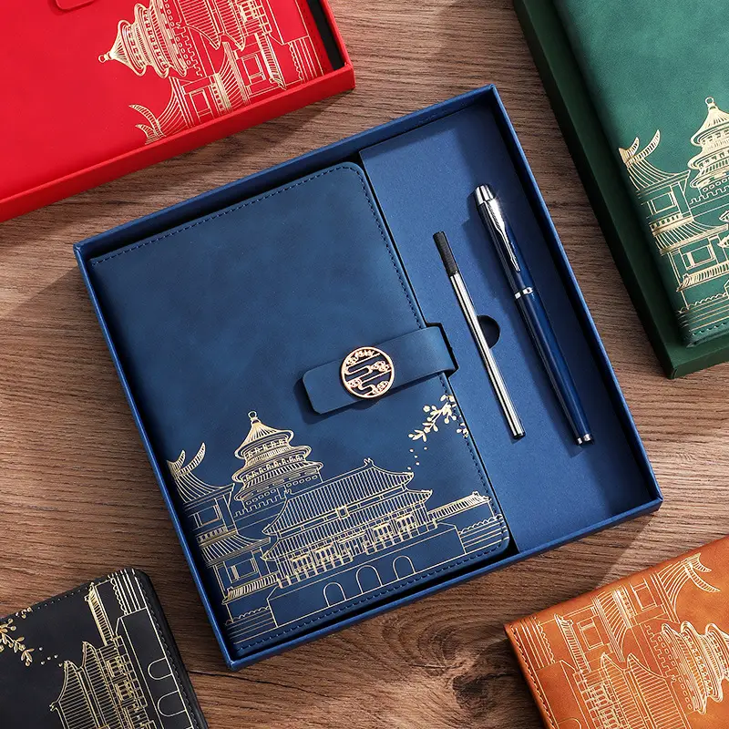 Guochao Notebook Gift Box Set with Pen